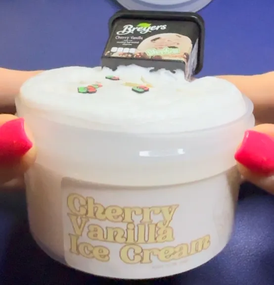 Cherry vanilla ice cream
