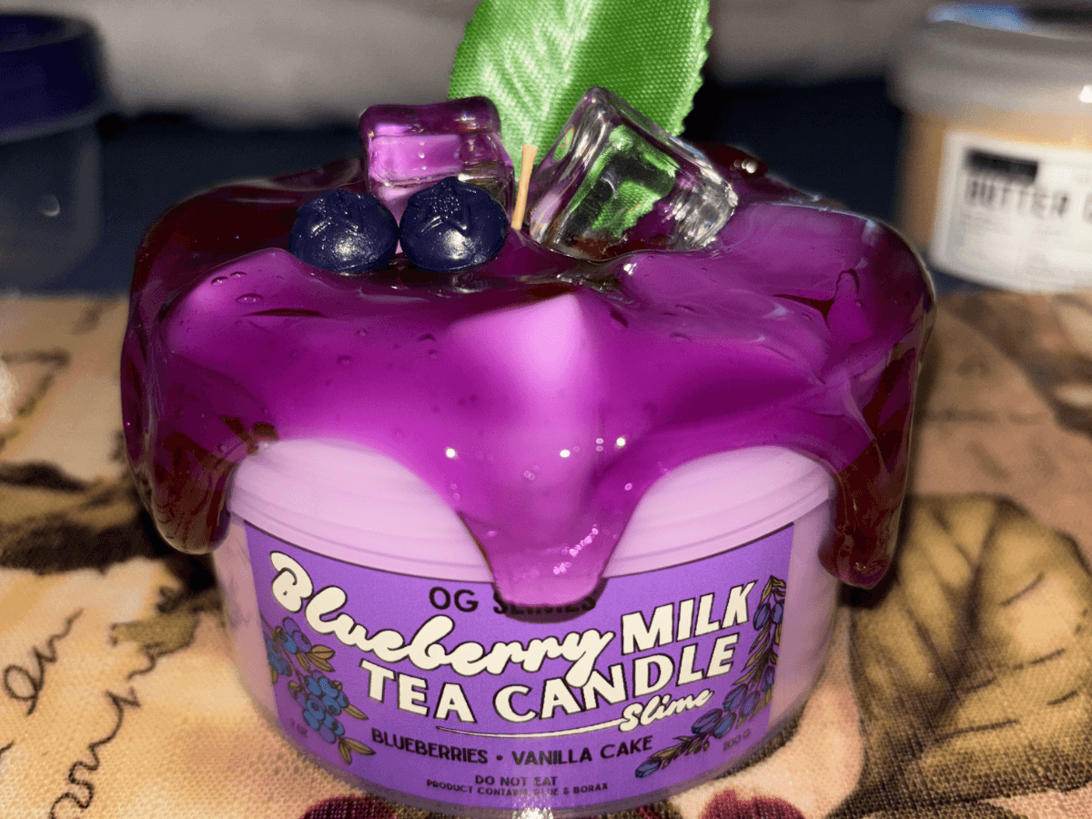 Blueberry Milk Tea Candle